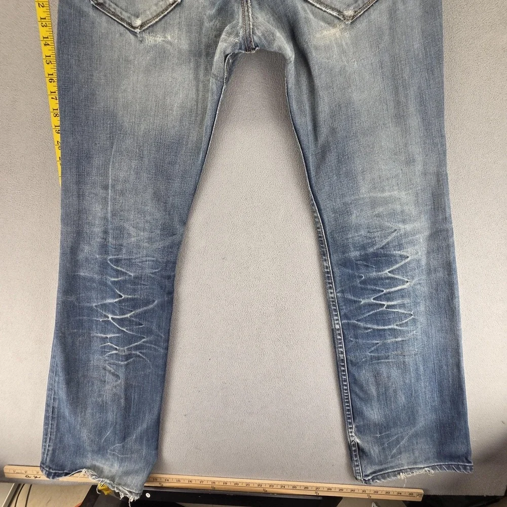 Vintage Levis Engineered Jeans Mens 33x34 Blue Star Honeycomb Zip Fly